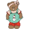 Couple Xmas Bear     (C) 8
