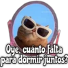@rose.stickers
Oye, cuánto falta
para dormir juntos?