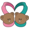 Couple Xmas Bear     (C) 17