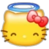 Emoji Kitty Yellow 9