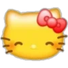 Emoji Kitty Yellow 11