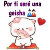 Por ti seré una
geisha
→
(
Chech - -