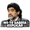 NO TE SABRÍA
EXPLICAR