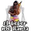 El beber
me lama