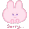 Cute Bunny   Pink   (C) 7