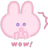 Cute Bunny   Pink   (C) 9