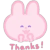 Cute Bunny   Pink   (C) 12