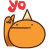 Emojis Dragón Orangeღ 13