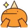 Emojis Dragón Orangeღ 22
