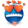 Blue emojis 8