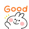 Spoiled rabbit emoji with word 6