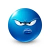 Blue emojis 10
