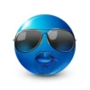 Blue emojis 15