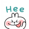 Spoiled rabbit emoji with word 13