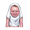 Angry face of children 5