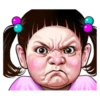 Angry face of children 7