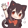 Black Kitten Girl 10
