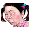 Angry face of children 10