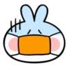 Spoiled Rabbit Emoji 20