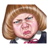 Angry face of children 21