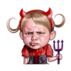 Angry face of children 23