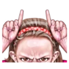 Angry face of children 28