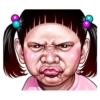 Angry face of children 29