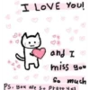 I LOVE YOU!
and I
miss you
So much
PS, you are so pretty<?