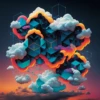 Neon Clouds - sticker pack 8