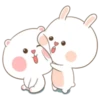 Puffy Bear and Rabbit PUDEL 10