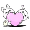 Bear & Rabbit 100% Lovelove By C ️I 6