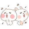 Puffy Bear and Rabbit PUDEL 22
