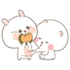 Puffy Bear and Rabbit PUDEL 24