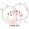 Puffy Bear and Rabbit PUDEL 25