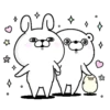 Bear & Rabbit 100% Lovelove By C ️I 16