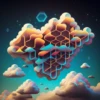Neon Clouds - sticker pack 19