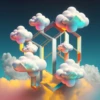 Neon Clouds - sticker pack 23