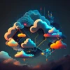 Neon Clouds - sticker pack 24