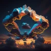 Neon Clouds - sticker pack 28