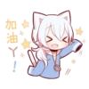white kitten girl polite every day 7