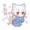 white kitten girl polite every day 13