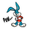 Buster Bunny from Tiny Toon Stickers 5