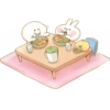 Spoiled rabbit with mask 9