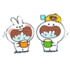 Spoiled rabbit with mask 10