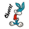 Buster Bunny from Tiny Toon Stickers 14