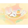 Spoiled rabbit with mask 14