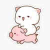 peach cat 9
