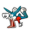 Buster Bunny from Tiny Toon Stickers 18