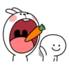 Spoiled Rabbit Smile Person Carrot 16