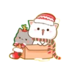 Mochi Mochi Peach Cat - Christmas 15